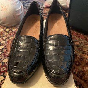Clark Keesha Luca loafer crocodile Black Shoes